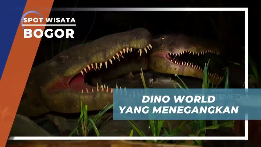Mencoba Wahana Dengan Dinoasurus di Jungle Land Bogor