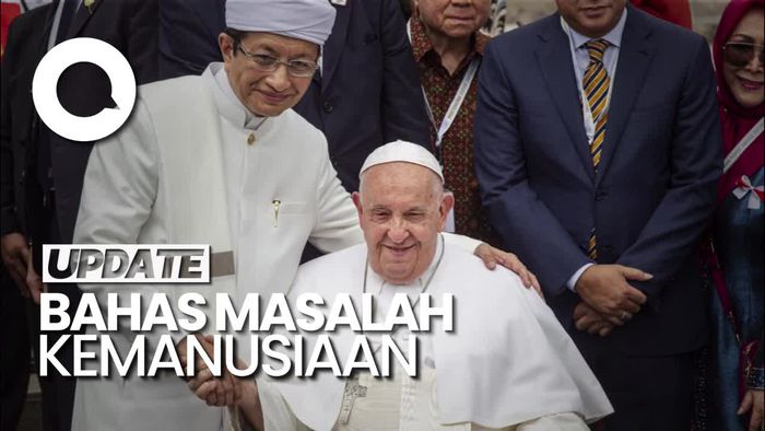 Bertemu Paus Fransiskus, Nasaruddin Umar: Kita Bahas Masalah Kemanusiaan