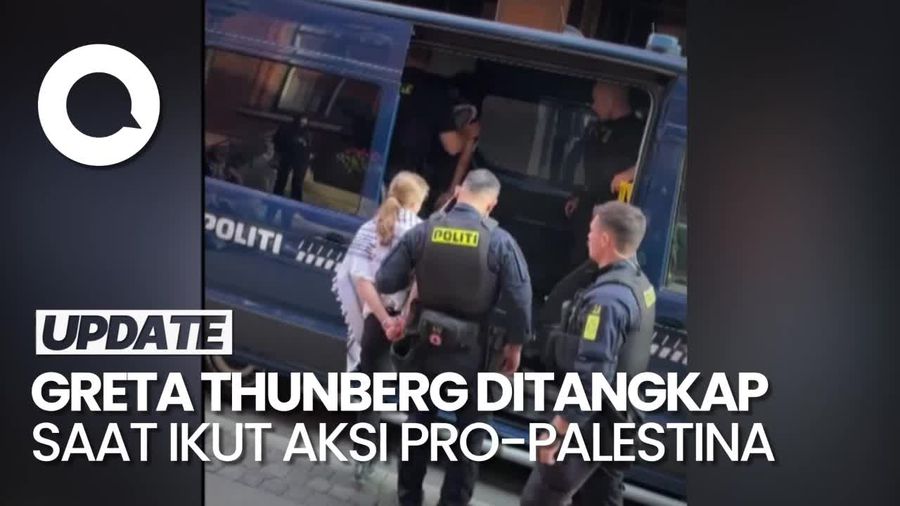 Polisi Tangkap Aktivis Greta Thunberg saat Ikut Aksi Pro-Palestina di Denmark