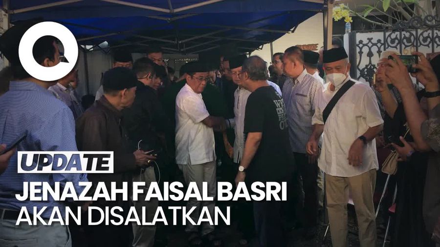 Jenazah Faisal Basri Disalatkan di Masjid Az Zahra