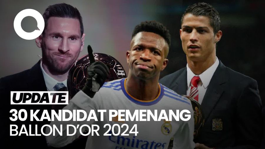 Perdana Tanpa Messi & Ronaldo, Ini 30 Kandidat Pemenang Ballon dOr 2024
