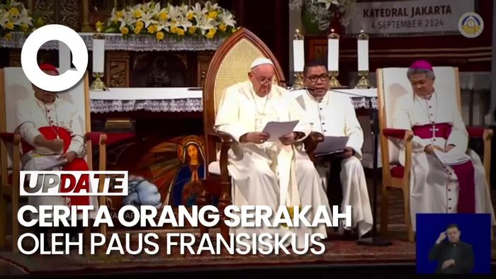Saat Paus Fransiskus Ceritakan Si Kaya yang Serakah