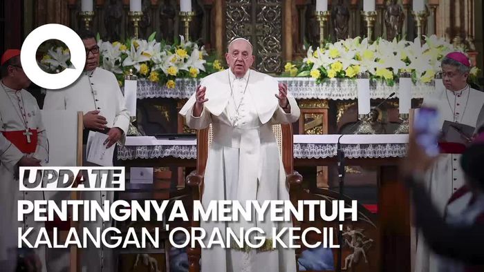 Paus Fransiskus Ingatkan Menyentuh Mereka yang di Bawah