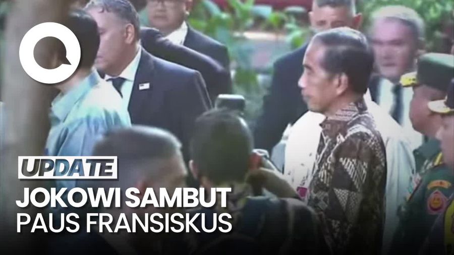 Jokowi Sambut Paus Fransiskus Jelang Misa Akbar di GBK