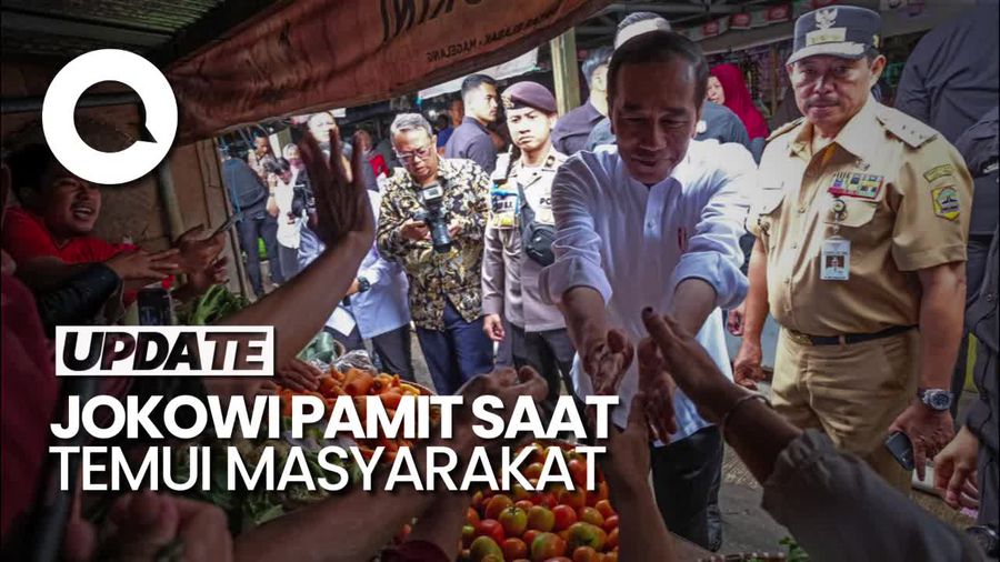 Jokowi Pamit ke Masyarakat: Kan Bulan Depan Sudah Purnatugas