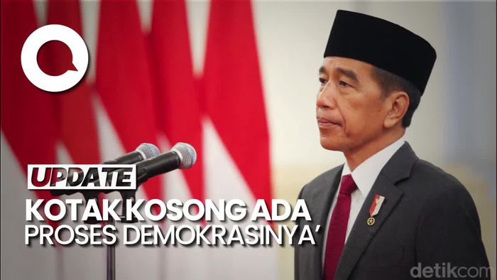 Fenomena Kotak Kosong di Pilkada 2024, Jokowi: Memang Kenyataannya Seperti Itu