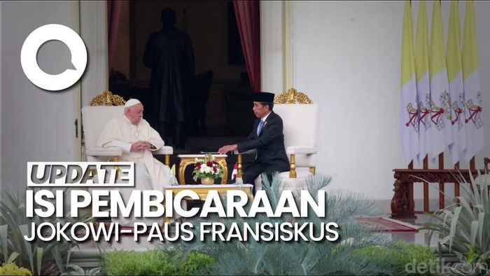 Jokowi Sebut Paus Fransiskus Kaget Anak Muda di Indonesia Punya 3 Anak