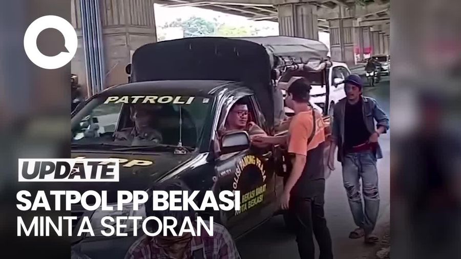 Viral Satpol PP Minta Setoran ke PKL di Kalimalang Bekasi