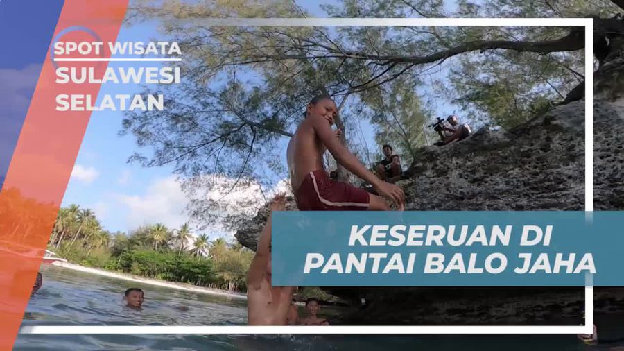 Seru-seruan Bersama Anak-anak Lokal di Pantai Balo Jaha Sulawesi Selatan