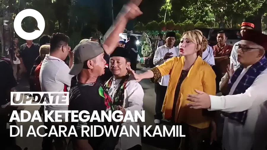 Tegang! Acara Ridwan Kamil di Jatinegara Sempat Diwarnai Adu Mulut