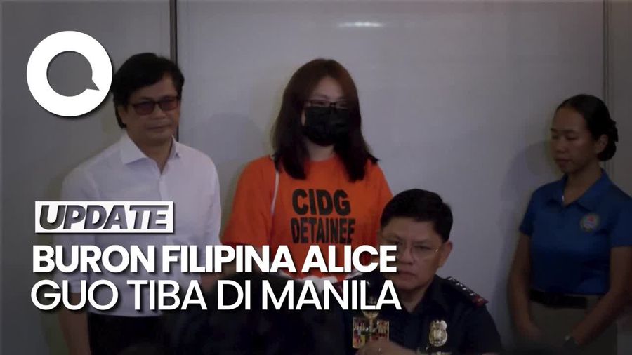 Alice Guo Buron Filipina Tiba di Manila Setelah Dideportasi dari Indonesia