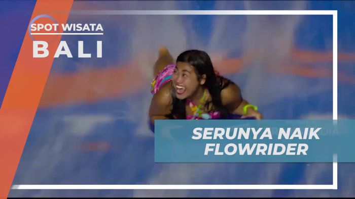 Berselancar Dengan Ombak Buatan di Wahana Flow Rider Bali