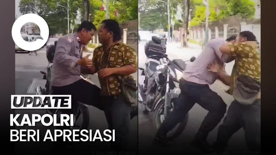 Melihat Aksi Aiptu Agus saat Lumpuhkan Pria Berpisau di Pulogadung