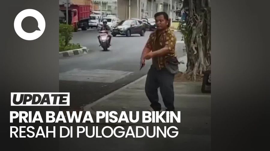 Pria Berlagak Jagoan Bawa Pisau di Jaktim Berakhir Ditangkap Polisi