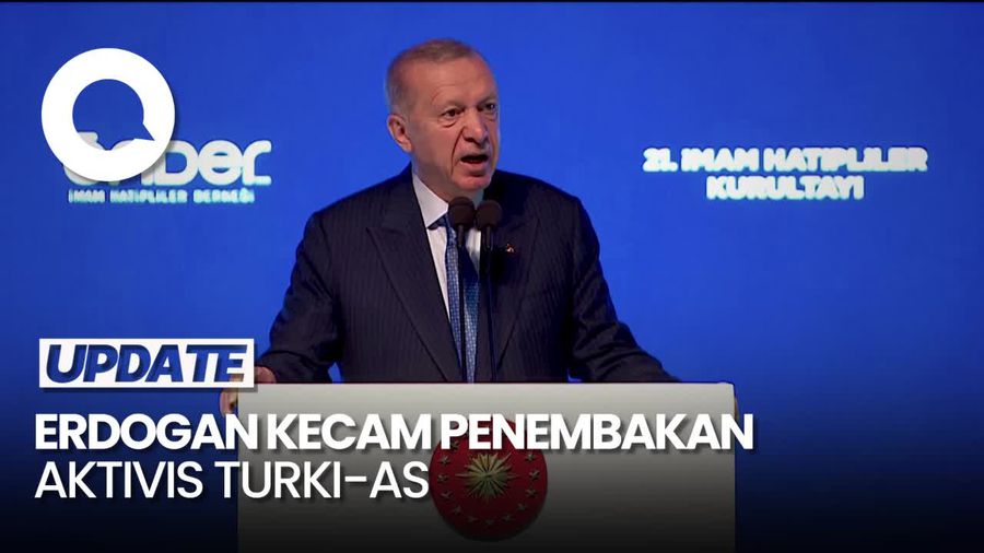 Erdogan Kecam Militer Israel yang Tembak Mati Aktivis Turki-AS di Tepi Barat