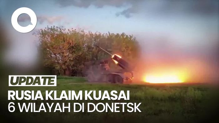 Luncurkan Serangan Besar, Rusia Klaim Kuasai 6 Wilayah di Donetsk Ukraina
