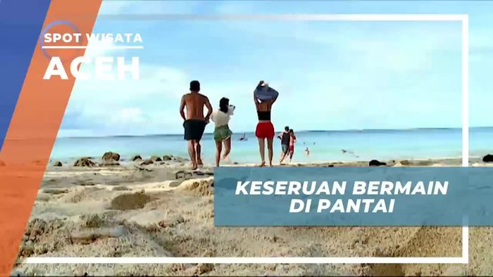 Seru-seruan Snorkeling dan Bermain di Tepi Pantai Aceh