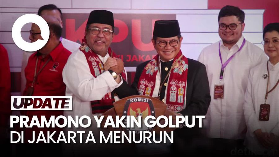 Pramono soal Gerakan Coblos 3 Paslon: Saya Yakin Golput Akan Menurun Tajam