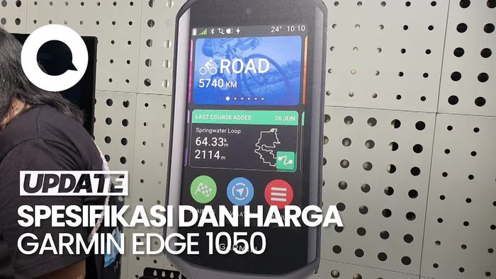 Spesifikasi Garmin Edge 1050 yang Resmi Rilis di RI