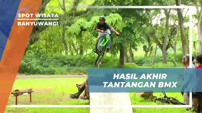 Penentuan Pemenang Tantangan Sepeda BMX, Banyuwangi