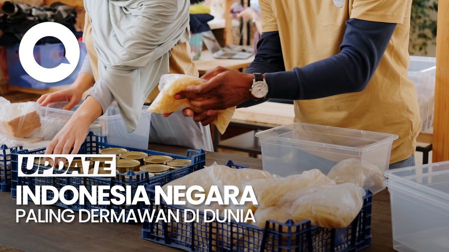 Indonesia Jadi Negara Paling Dermawan 7 Tahun Beruntun