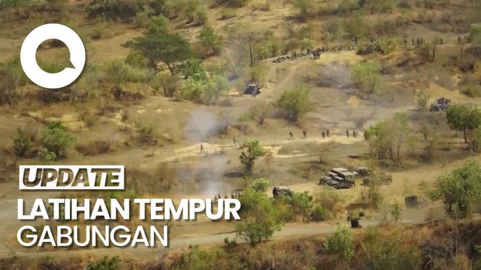 Momen Latihan Tempur Gabungan Super Garuda Shield di Situbondo