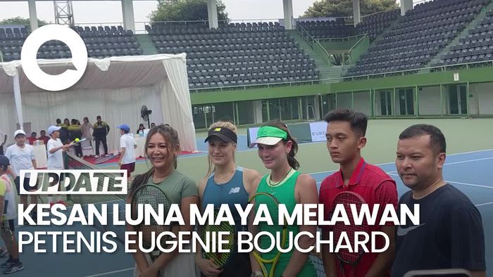 Menang Lawan Petenis Dunia Eugenie Bouchard, Ini Kata Luna Maya