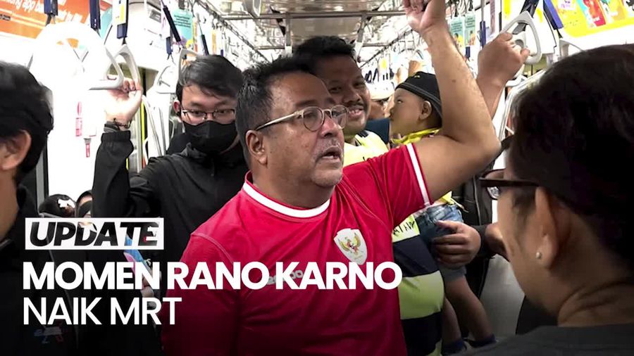 Rano Karno Pertama Kali Jajal MRT: Luar Biasa Menyenangkan