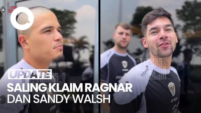 Kocak! Ragnar & Sandy Walsh Saling Klaim Pencetak Gol ke Arab Saudi