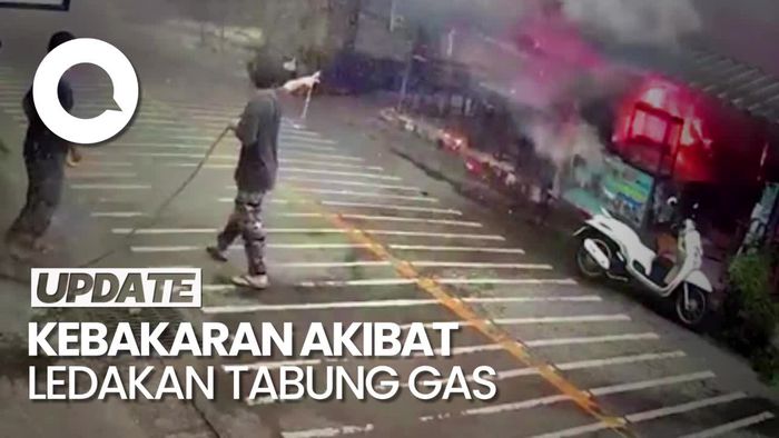 Ledakan Tabung Gas Picu Kebakaran Restoran di Thailand