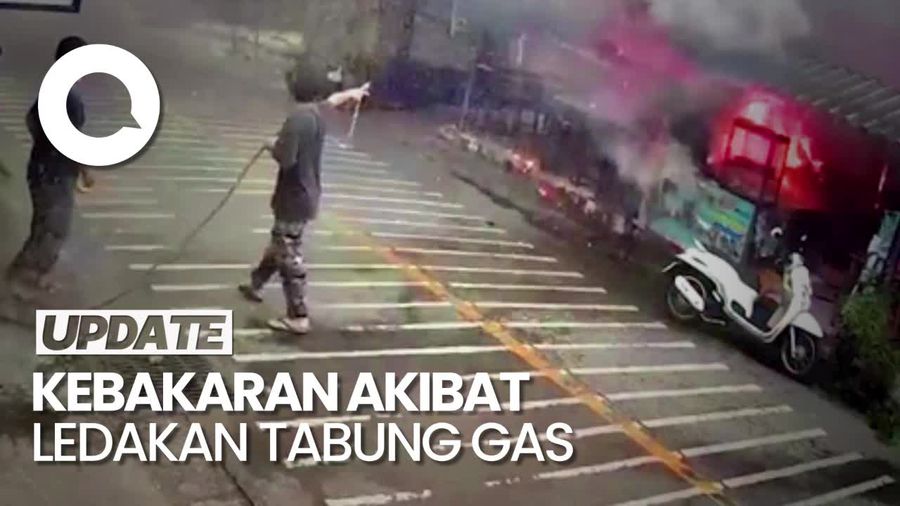 Ledakan Tabung Gas Picu Kebakaran Restoran di Thailand