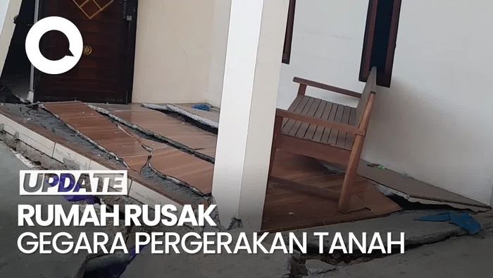 Penampakan Puluhan Rumah di Pati Rusak Akibat Pergerakan Tanah