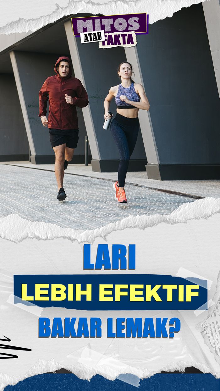 Mitos atau Fakta: Lari Lebih Efektif Bakar Lemak Dibanding Jalan Kaki