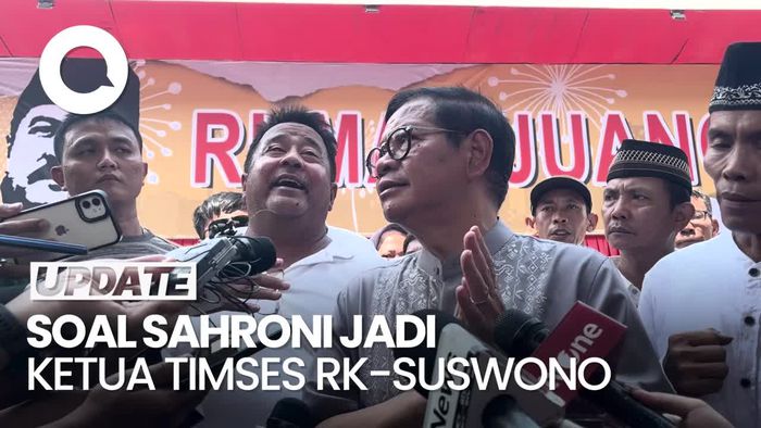 Respons Pramono-Rano soal Sahroni Jadi Ketua Timses RIDO