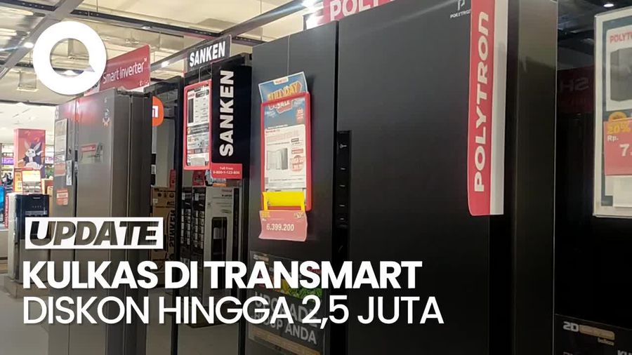 Transmart Full Day Sale Kembali, Kulkas Diskon hingga 2,5 Juta!