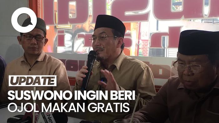 Suswono Akan Gandeng Warteg Beri Makan Siang Gratis untuk Ojol