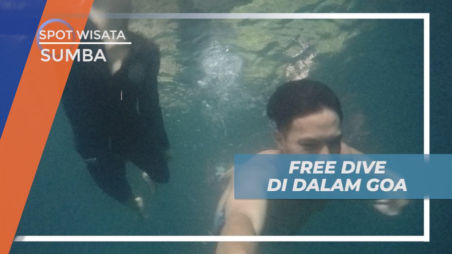 Free Dive Menyusuri Kedalaman Goa Wakelo Sawah Sumba