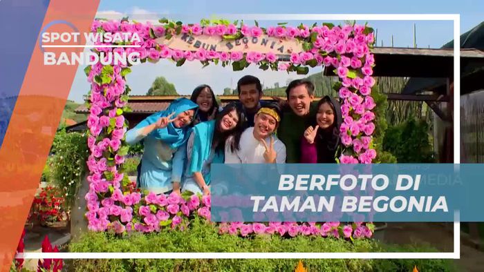 Mengabadikan Momen Dengan Berfoto di Taman Begonia di Kota Bandung
