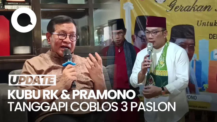 Kata Kubu RK dan Pramono soal Gerakan Anak Abah Coblos 3 Paslon