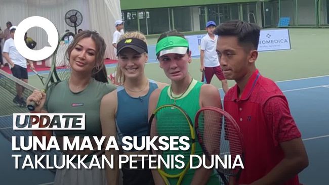 Kemenangan Luna Maya Lawan Petenis Dunia Eugenie Bouchard