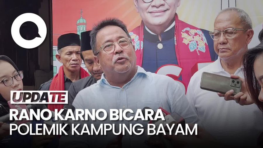 Kata Rano Karno soal Heru Budi Belum Tuntaskan Polemik Kampung Bayam