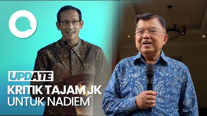 Keras Kritikan JK untuk Mendikbudristek Nadiem Makarim