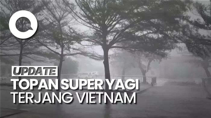 Penampakan Topan Super Yagi Terjang Vietnam-China, 63 Orang Tewas