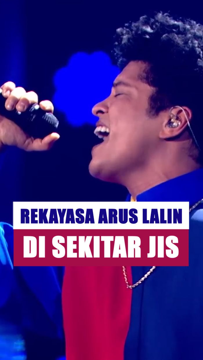 Begini Rekayasa Lalin saat Konser Bruno Mars di JIS Jakarta