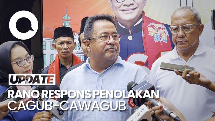 Rano Karno soal Penolakan Cagub-Cawagub: Tamu Datang Jangan Mendadak