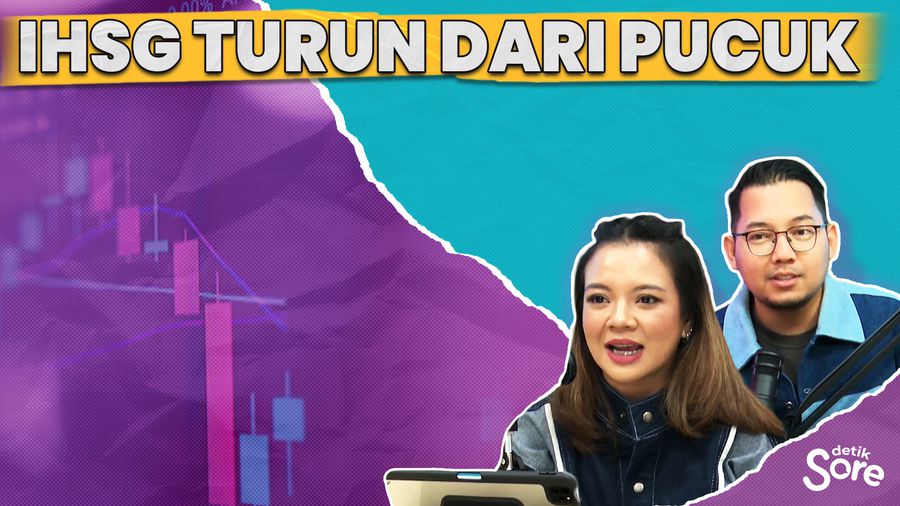 IHSG Turun Dari Pucuk