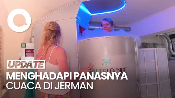 Cara Warga Lawan Cuaca Panas di Jerman
