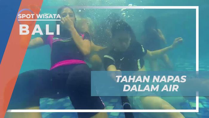 Uji Tangguh Menahan Nafas di Dalam Air, Bali