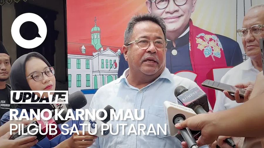 Rano Karno ingin Pilgub Jakarta Satu Putaran: Kita Udah Capek Pileg-Pilpres