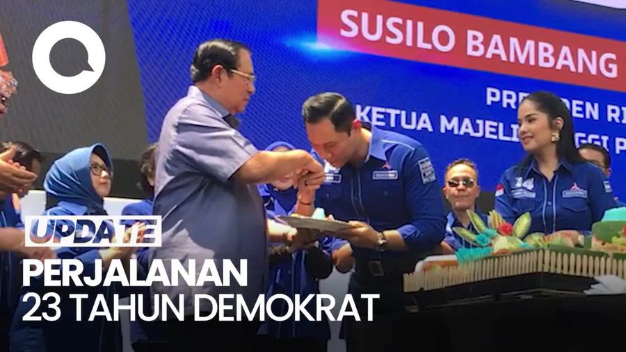 HUT Ke-23 Demokrat, AHY Singgung Partainya Pernah Menang Pemilu